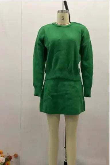 Knitwear Skirt Outfit - My Store