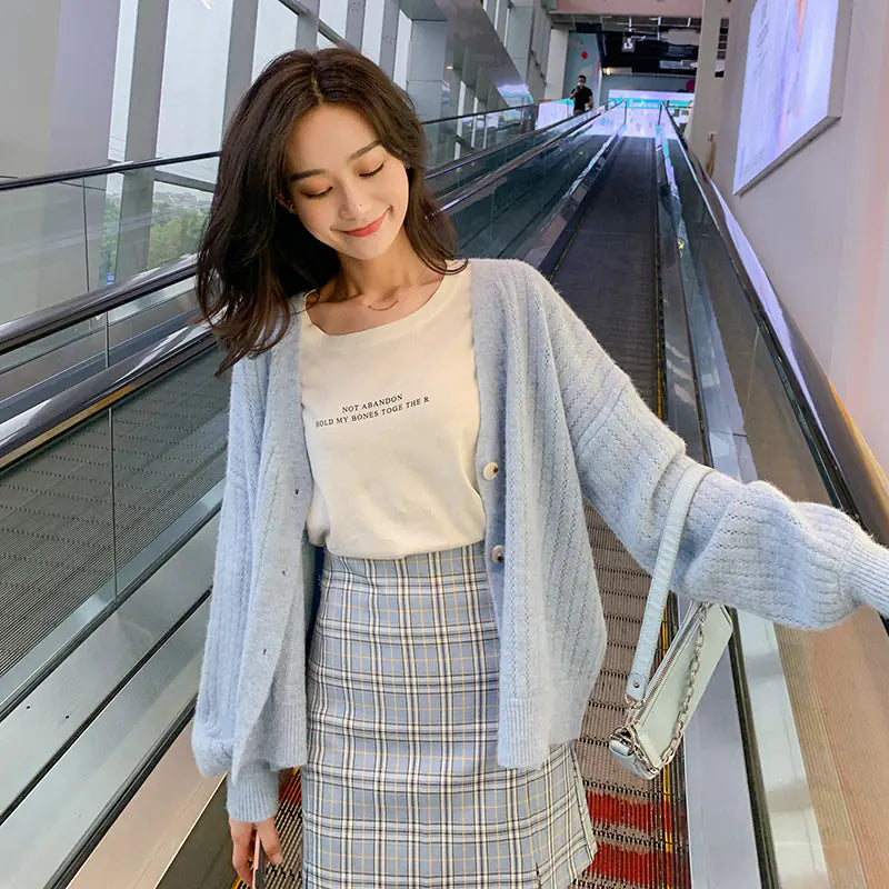 Japanese Knit Jacket for Spring and Autumn Wear - My Store