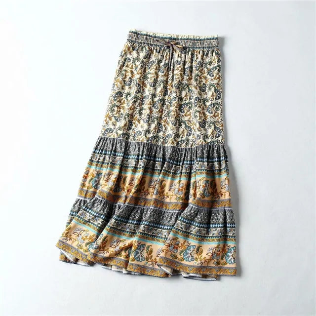 Printed Bohemian Skirt - My Store