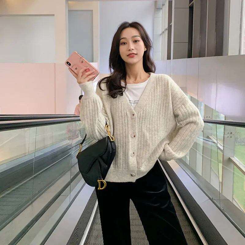 Japanese Knit Jacket for Spring and Autumn Wear - My Store