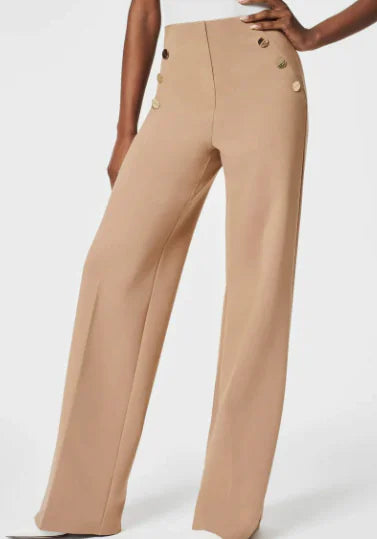 Wide Leg Loose Commuter Trousers - My Store