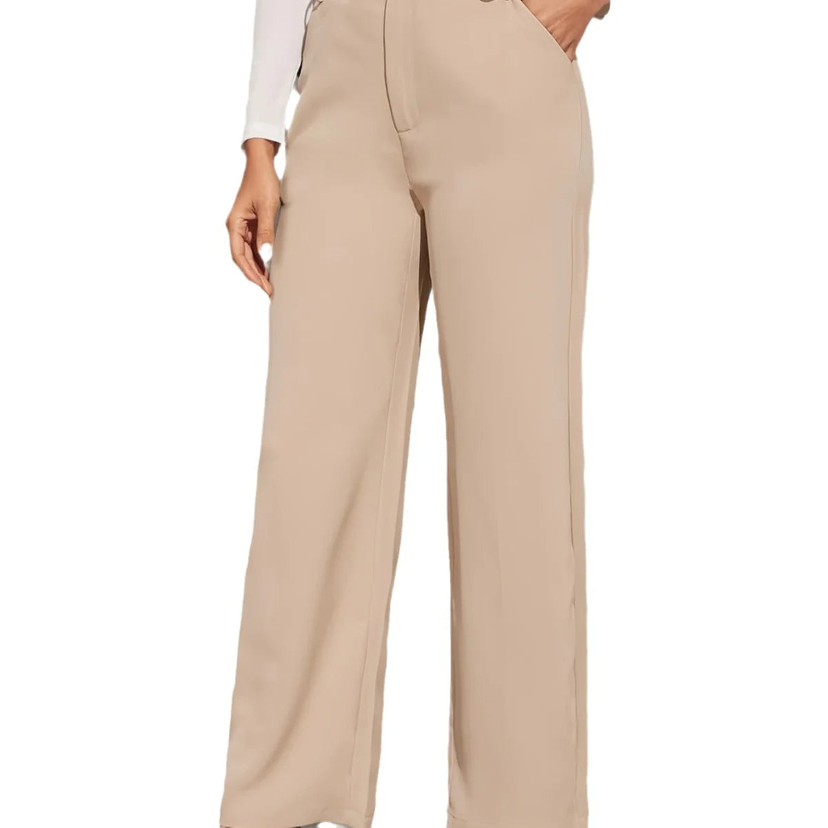 Wide Leg Loose Commuter Trousers - My Store