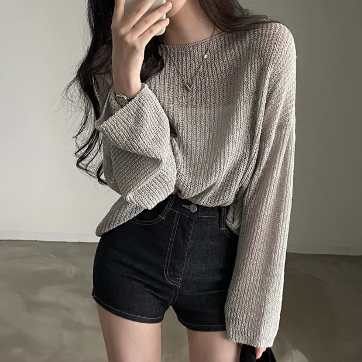 One Size Knitwear Sweater for Women - My Store