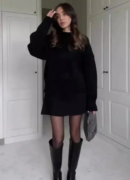 Knitwear Skirt Outfit - My Store